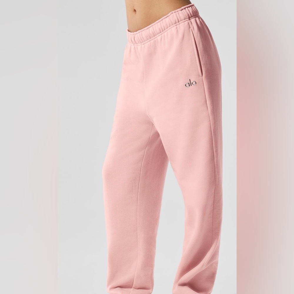 NWT ALO Yoga Accolade Sweatpant Joggers Pink Quartz M